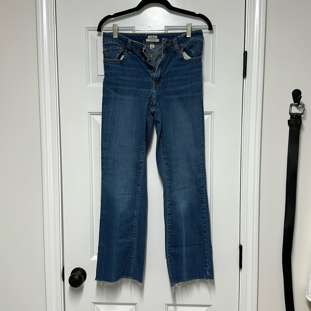 L.L. Bean Classic Fit Jeans with Raw Hem